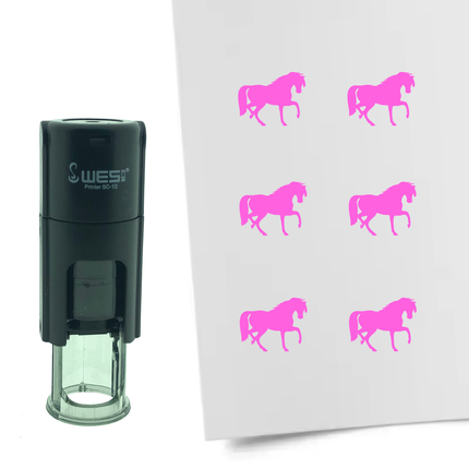 Stempel Pferd Ø10mm rund