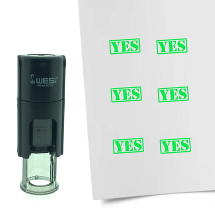 Stempel YES Ø10mm rund
