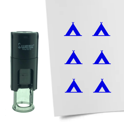 Stempel Zelt Ø10mm rund