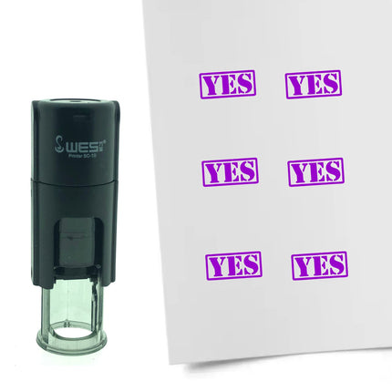 Stempel YES Ø10mm rund
