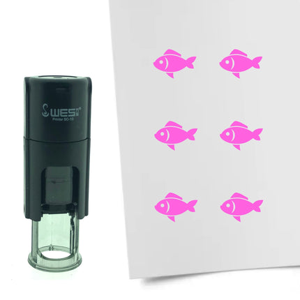 Stempel Fisch Ø10mm rund