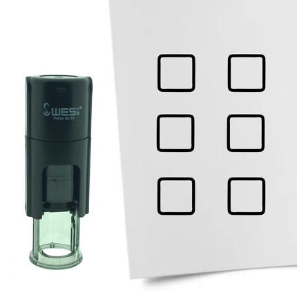 Stempel Checkbox Ø10mm rund