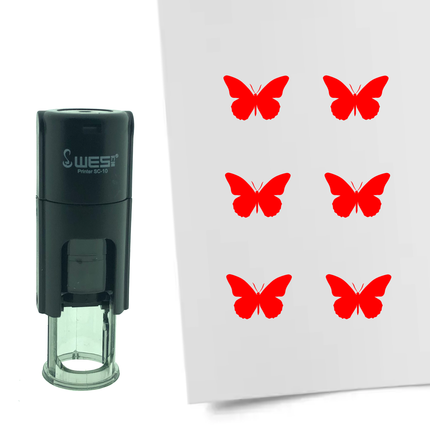 Stempel Schmetterling Ø10mm rund
