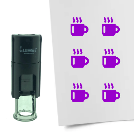 Stempel Kaffeetasse Ø10mm rund