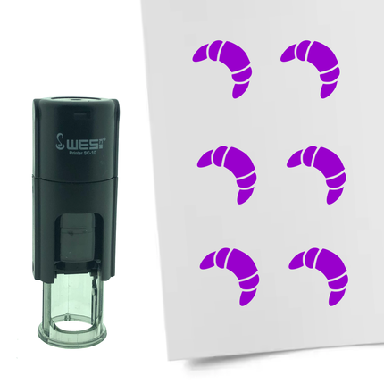 Stempel Croissant Ø10mm rund