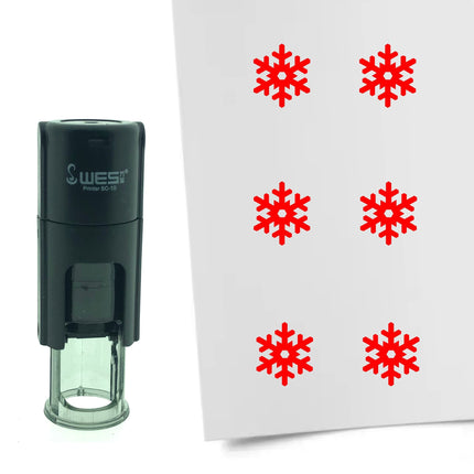 Stempel Schneeflocke Ø10mm rund
