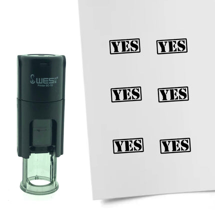 Stempel YES Ø10mm rund