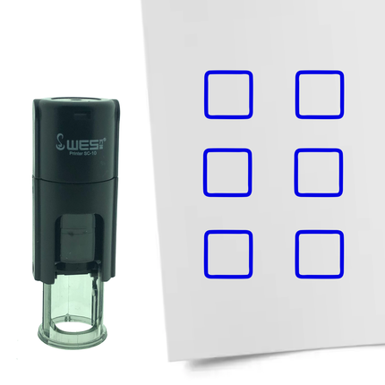 Stempel Checkbox Ø10mm rund
