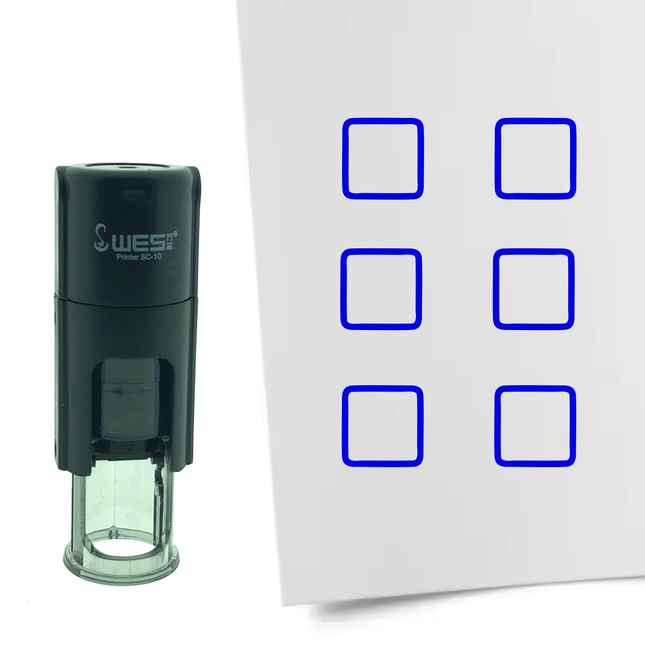 Stempel Checkbox Ø10mm rund