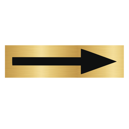 Türschild Pfeil