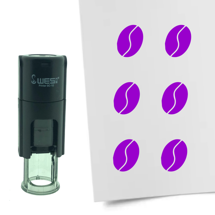 Stempel Kaffeebohne Ø10mm rund