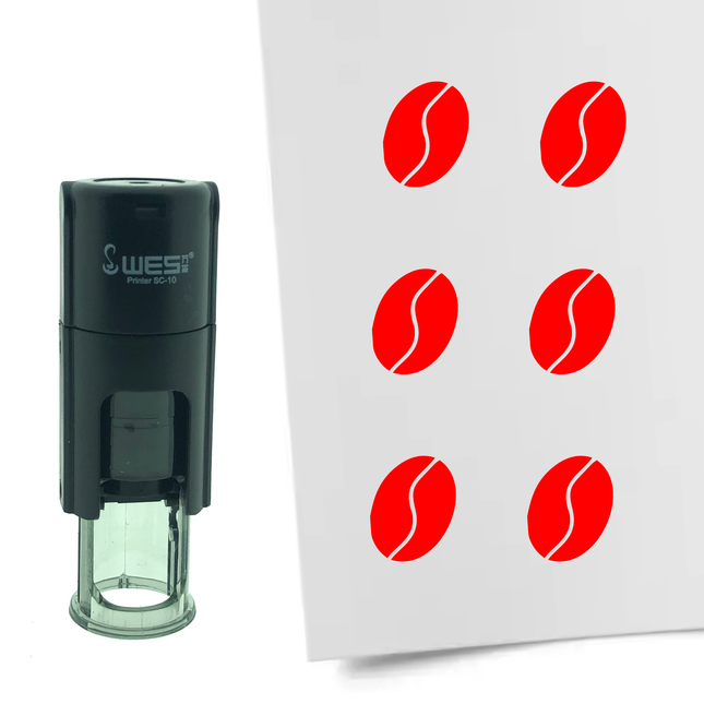 Stempel Kaffeebohne Ø10mm rund
