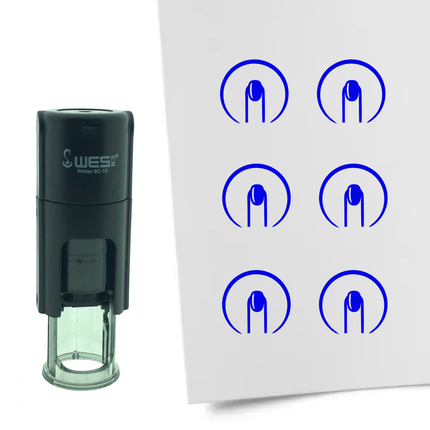 Stempel Nagel Ø10mm rund