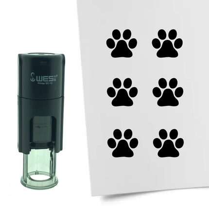 Stempel Pfote Ø10mm rund
