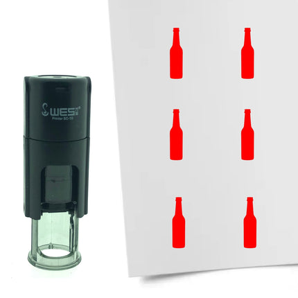 Stempel Bierflasche Ø10mm rund