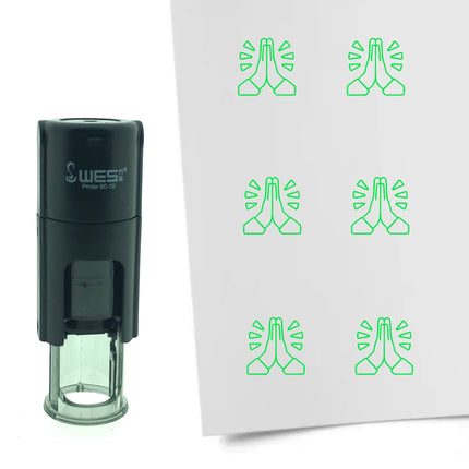 Stempel Gefaltete Hände Ø10mm rund
