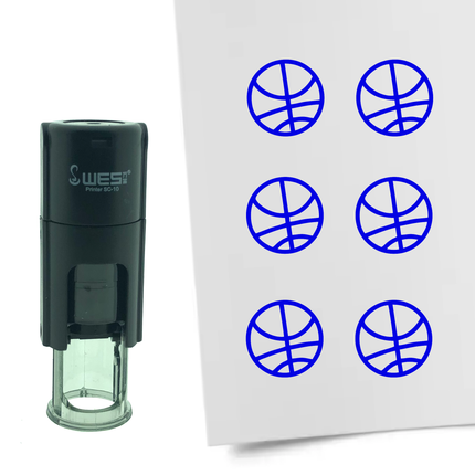 Stempel Basketball Ø10mm rund