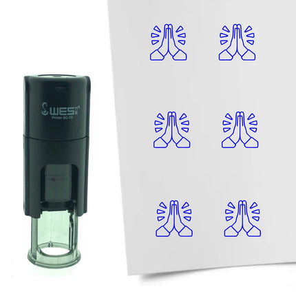 Stempel Gefaltete Hände Ø10mm rund