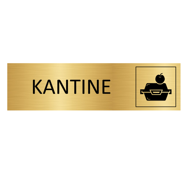 Türschild Kantine