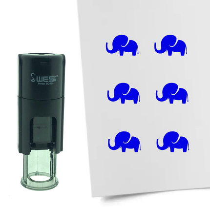 Stempel Elefant Ø10mm rund