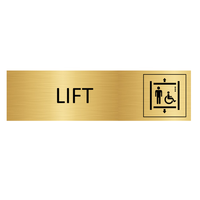 Türschild Lift
