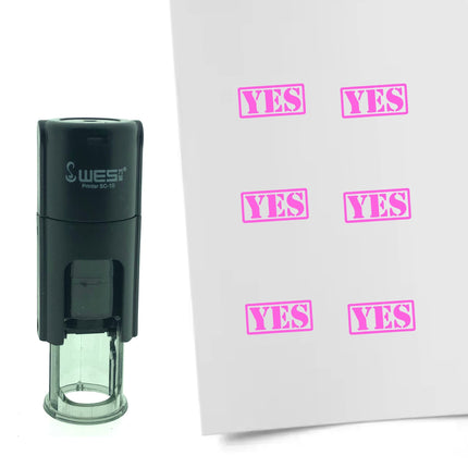 Stempel YES Ø10mm rund