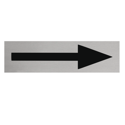 Türschild Pfeil