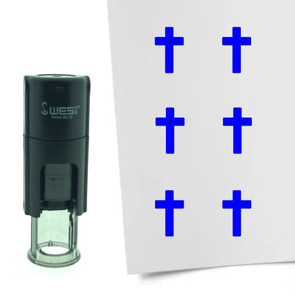 Stempel Sakrales Kreuz Ø10mm rund
