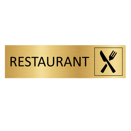 Türschild Restaurant