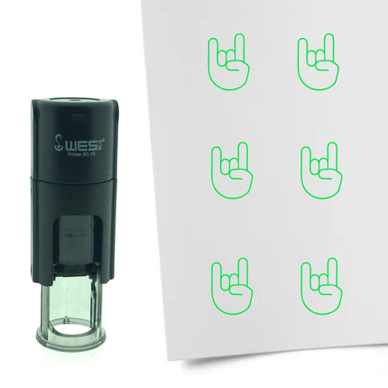 Stempel Metal Gruß Ø10mm rund