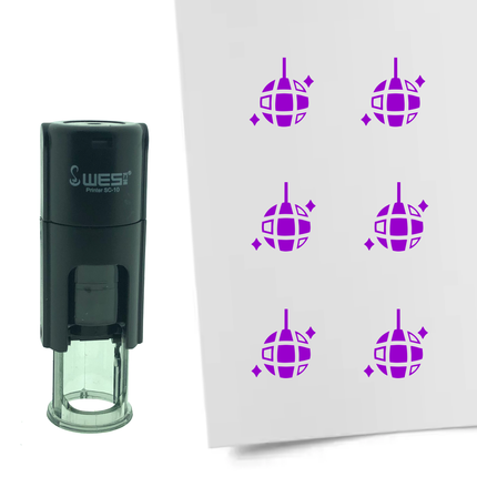 Stempel Discokugel Ø10mm rund