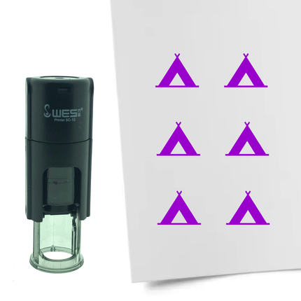 Stempel Zelt Ø10mm rund