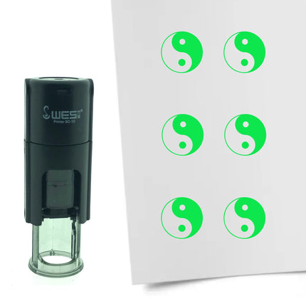 Stempel Yin Yang Ø10mm rund