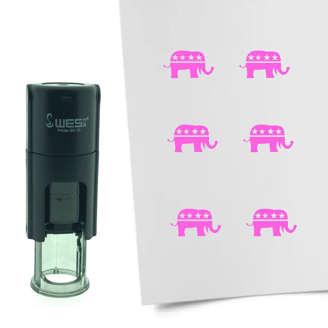 Stempel Republikaner Elefant Ø10mm rund