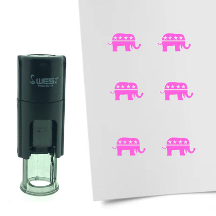 Stempel Republikaner Elefant Ø10mm rund