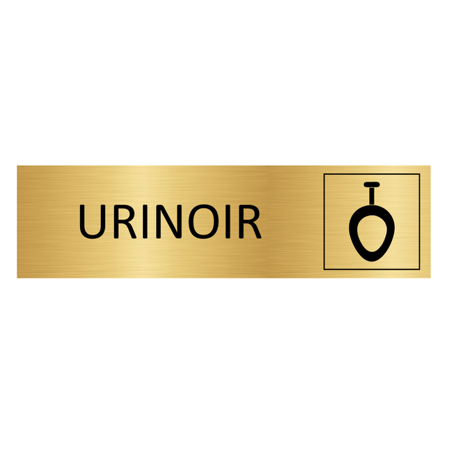 Türschild Urinoir