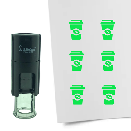 Stempel Kaffebecher Ø10mm rund