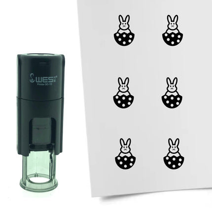 Stempel Hase in Ei Ø10mm rund