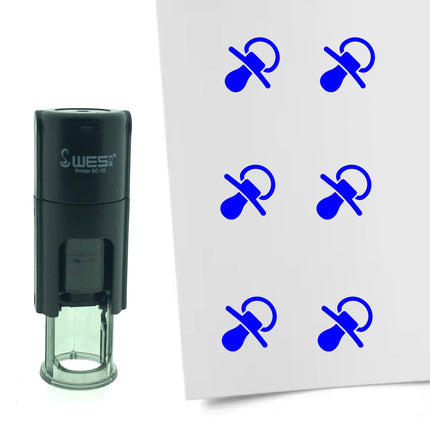 Stempel Schnuller Ø10mm rund