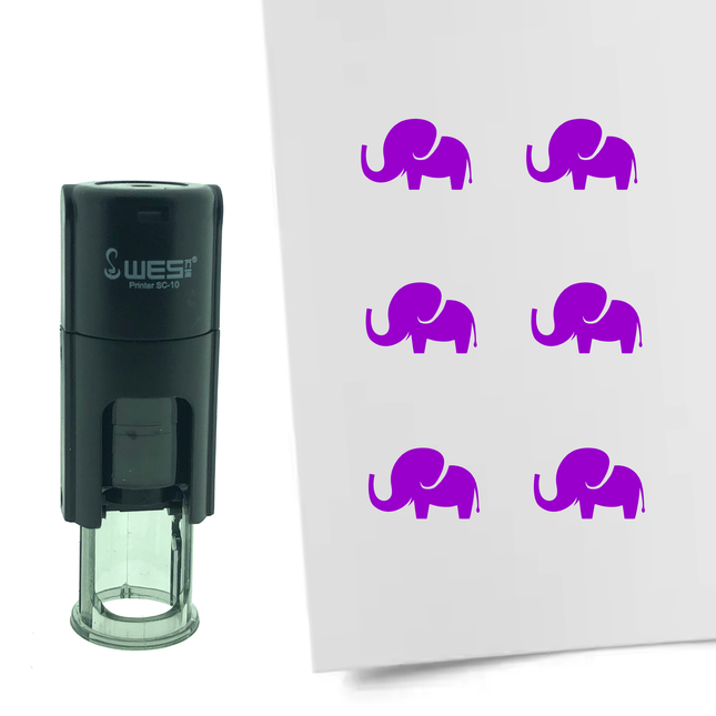 Stempel Elefant Ø10mm rund
