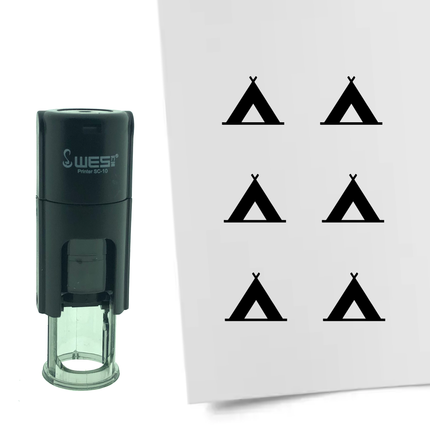 Stempel Zelt Ø10mm rund