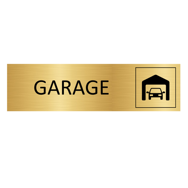 Türschild Garage