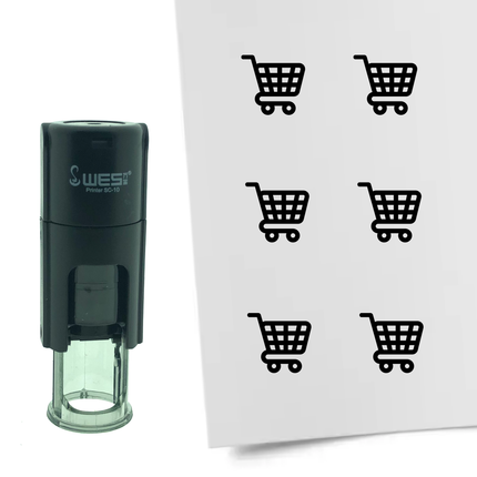 Stempel Einkaufswagen Ø10mm rund