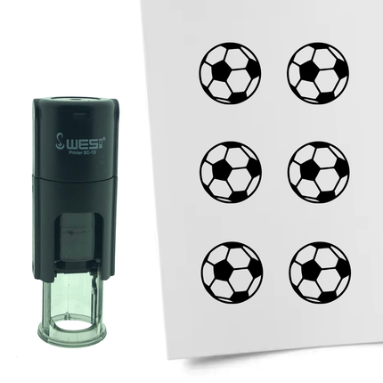 Stempel Fussball Ø10mm rund