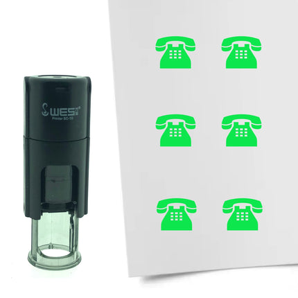 Stempel Telefon Ø10mm rund