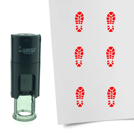 Stempel Schuhabdruck Ø10mm rund