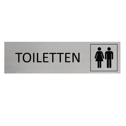 Türschild Toiletten