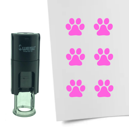 Stempel Pfote Ø10mm rund