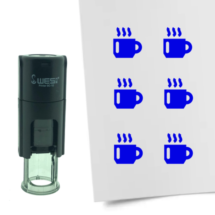 Stempel Kaffeetasse Ø10mm rund