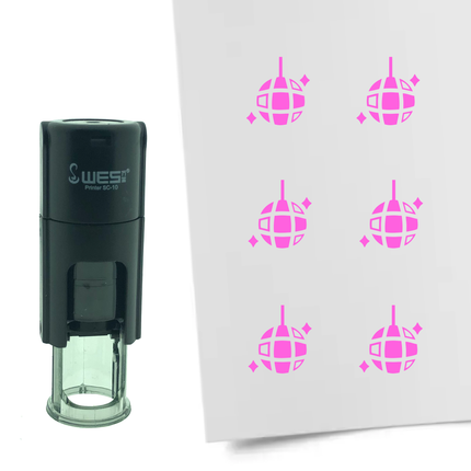 Stempel Discokugel Ø10mm rund